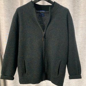 Pendleton Men's Wool Full Zip Cardigan Sweater